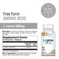 SOLARAY L-Lysine 500mg 60 VegCaps