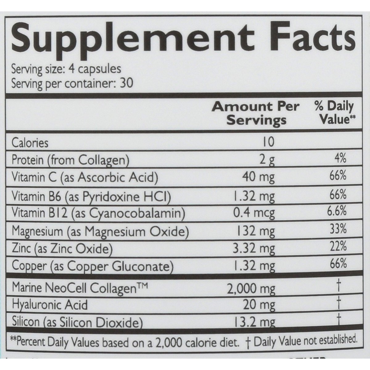 Neocell Fish Collagen Plus - 120 Capsules for Skin and Joint