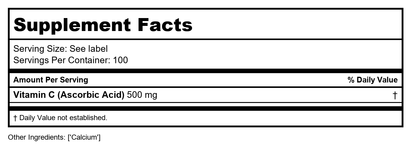 Buffered C 500mg - Nature's Way - 100 - Capsule