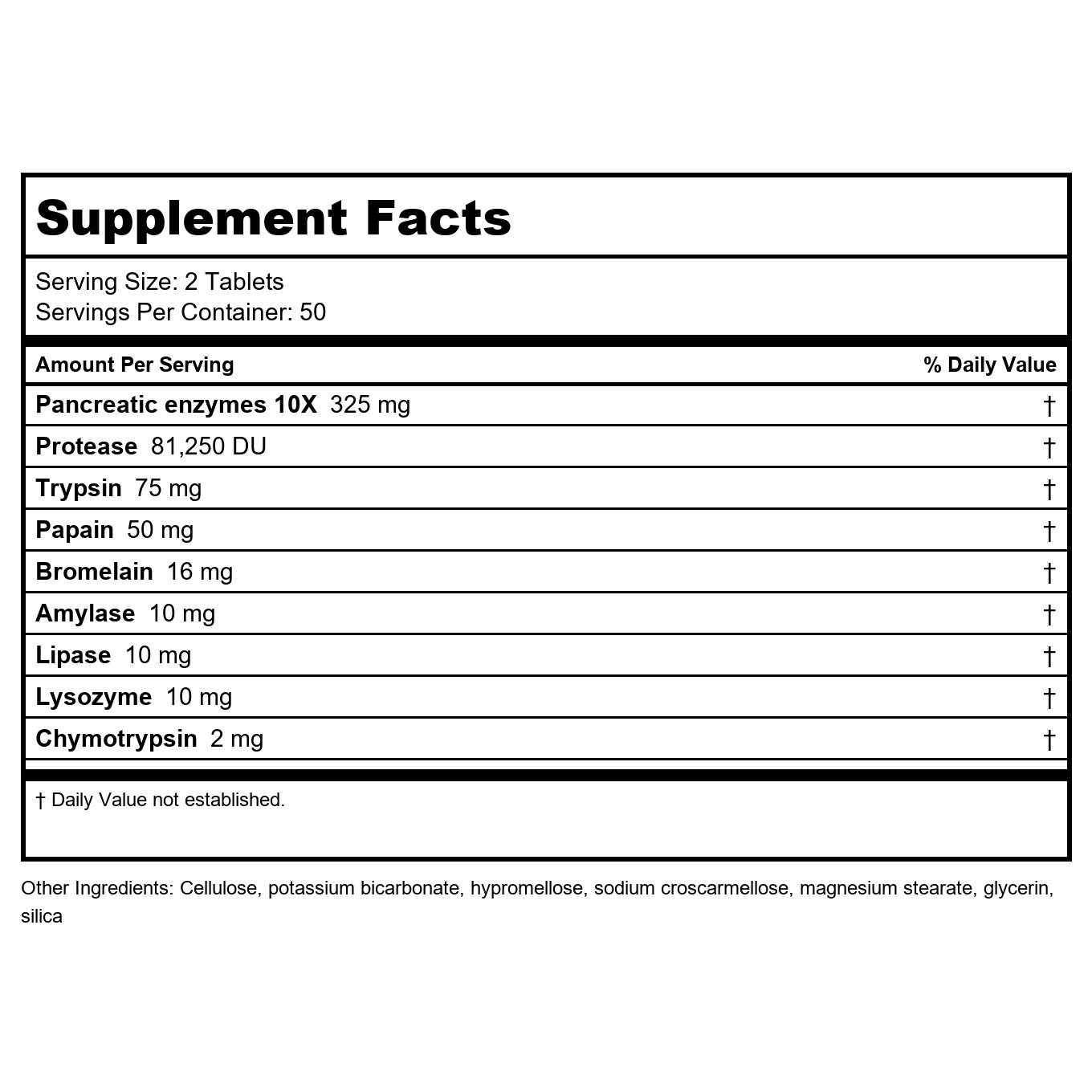 Nature's Way Pancreatic & Systemic Enzymes (Formerly Mega-Zyme), Relieves Occasional Muscle Soreness and Discomfort, Pancreatic Enzymes, Digestive Support, 100 Tablets
