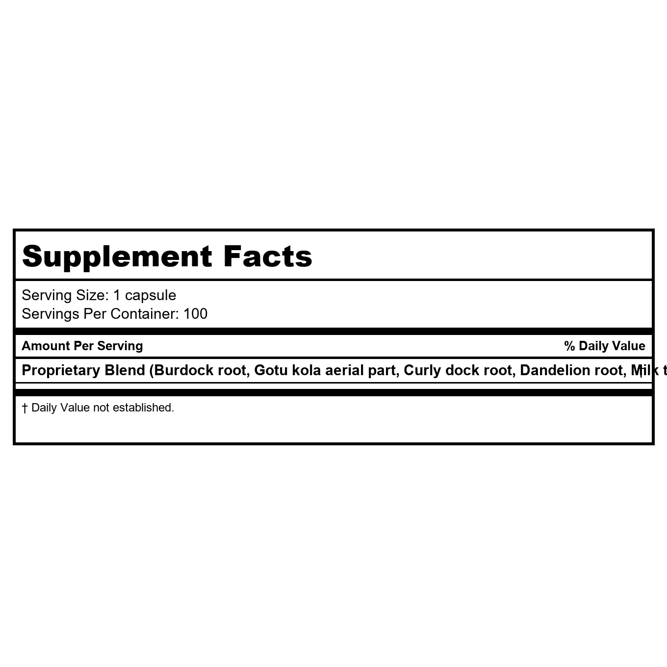 Solaray Skin Blend SP-4 100 VegCaps