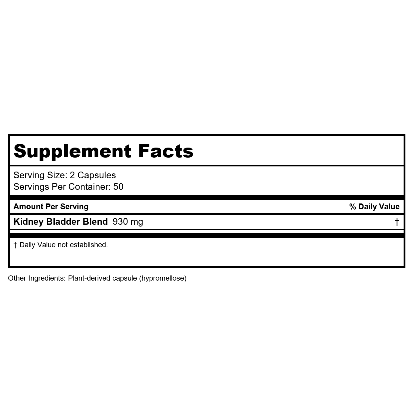 Nature's Way, Kidney Bladder Diuretic, 100 Capsules