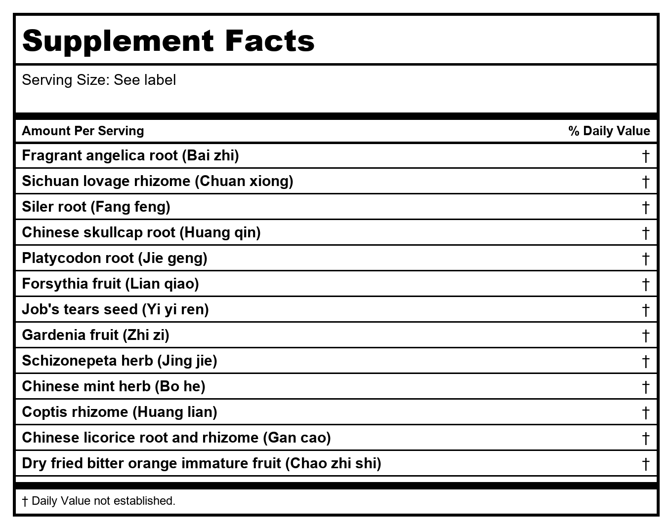 Kan Herb Traditionals Siler and Coix Clearing Formula 60 Tablets
