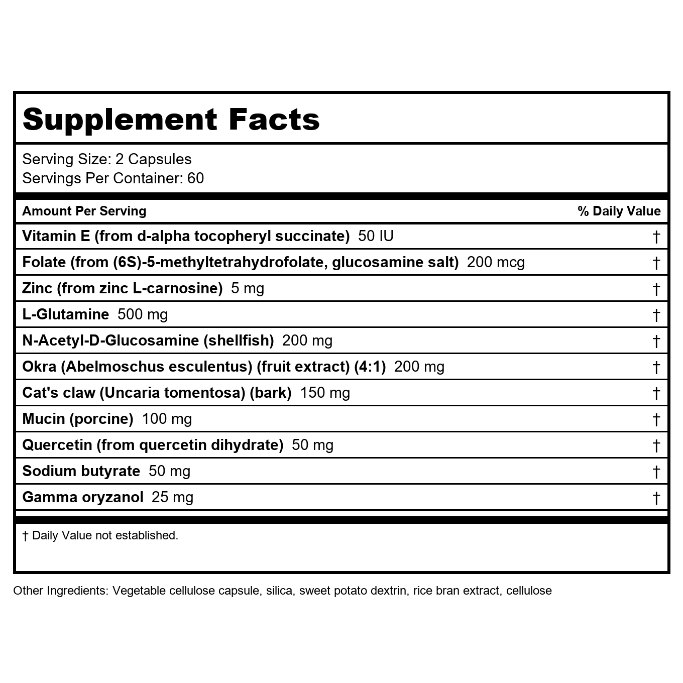 Nutra BioGenesis - Intestinal Repair Capsules - 120 Capsules