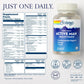 SOLARAY Once Daily Active Man Multivitamin & Mineral, Multivitamin for Cardiovascular, Support, Energy & Focus, Digestive Enzyme Blend, Amino Acids and Whole Food Base, 90 Servings, 90 VegCaps