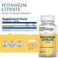 Solaray Potassium Citrate, Healthy Electrolyte Balance, Nerve & Muscle Function Support, Vegan, 60 VegCaps