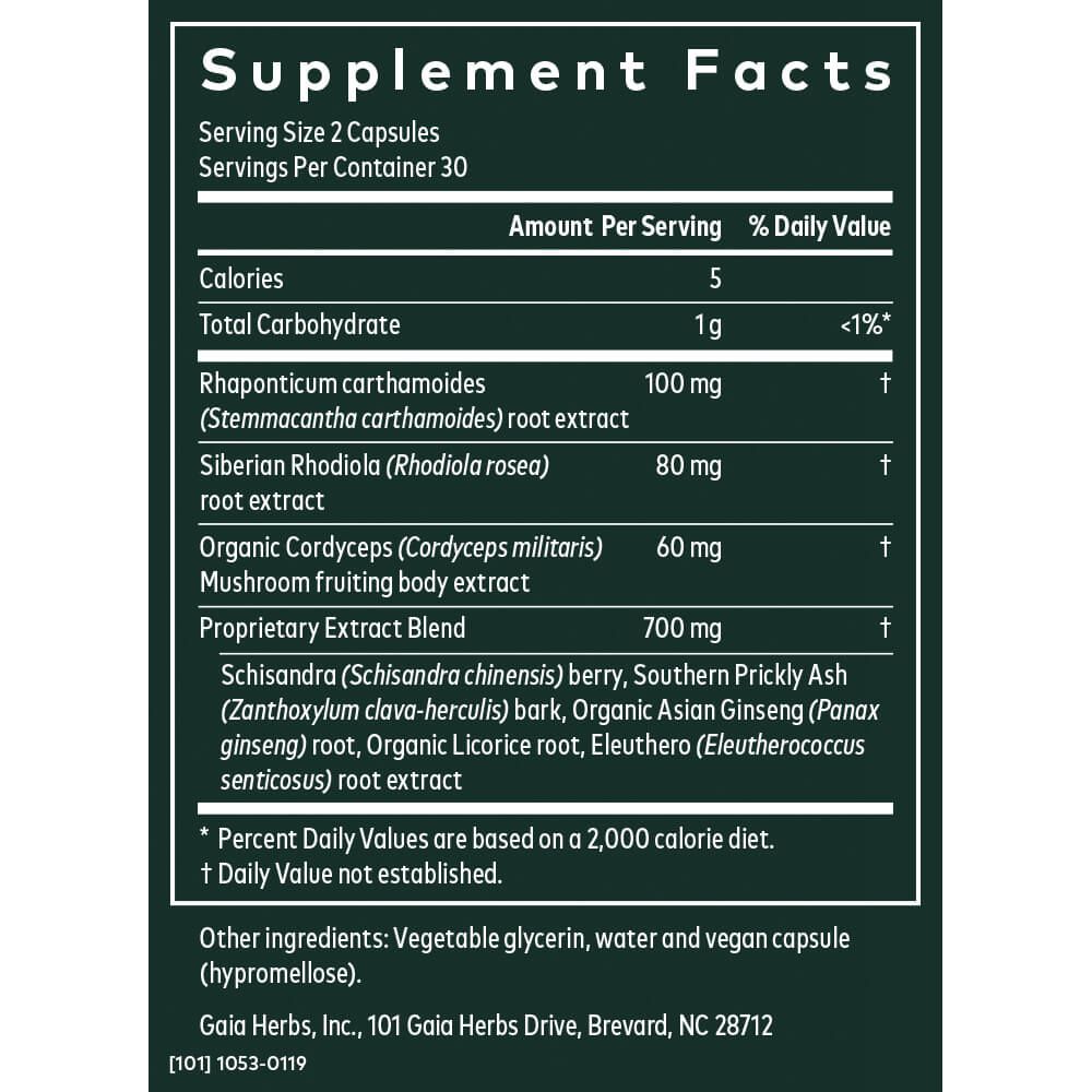 Gaia Herbs Jump Revive Start - 60 Vegan Liquid Phyto-Capsules (30-Day Supply)