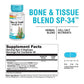 Solaray Bone and Tissue Blend SP-34 50 Servings 100 VegCaps