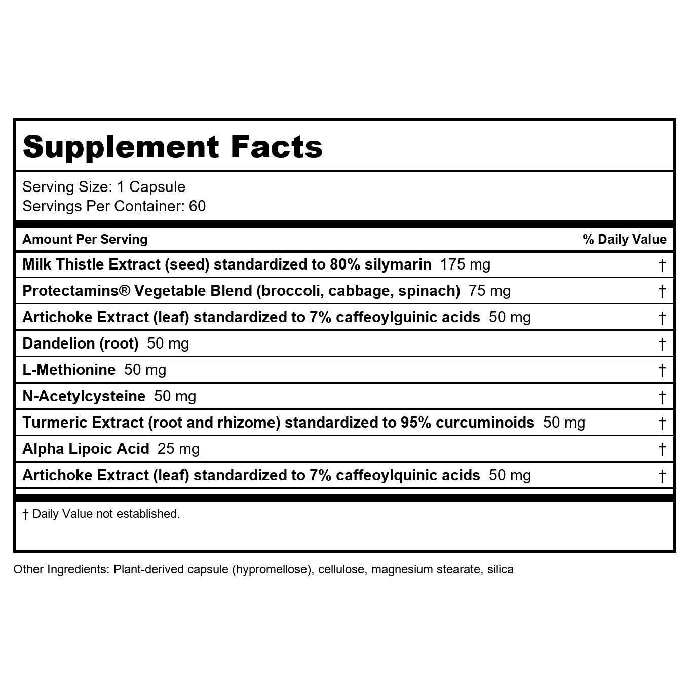 Nature's Way Super Thisilyn Advanced Liver Support Formula, Liver Function Support, 60 Capsules