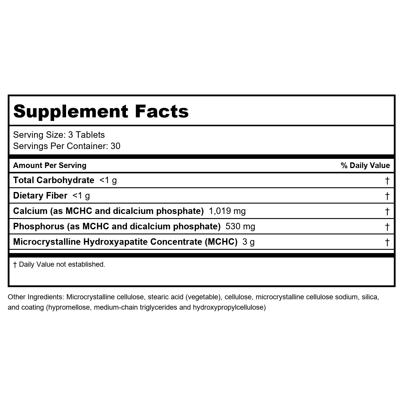 Metagenics Bone Builder Extra Strength 90 Tablets