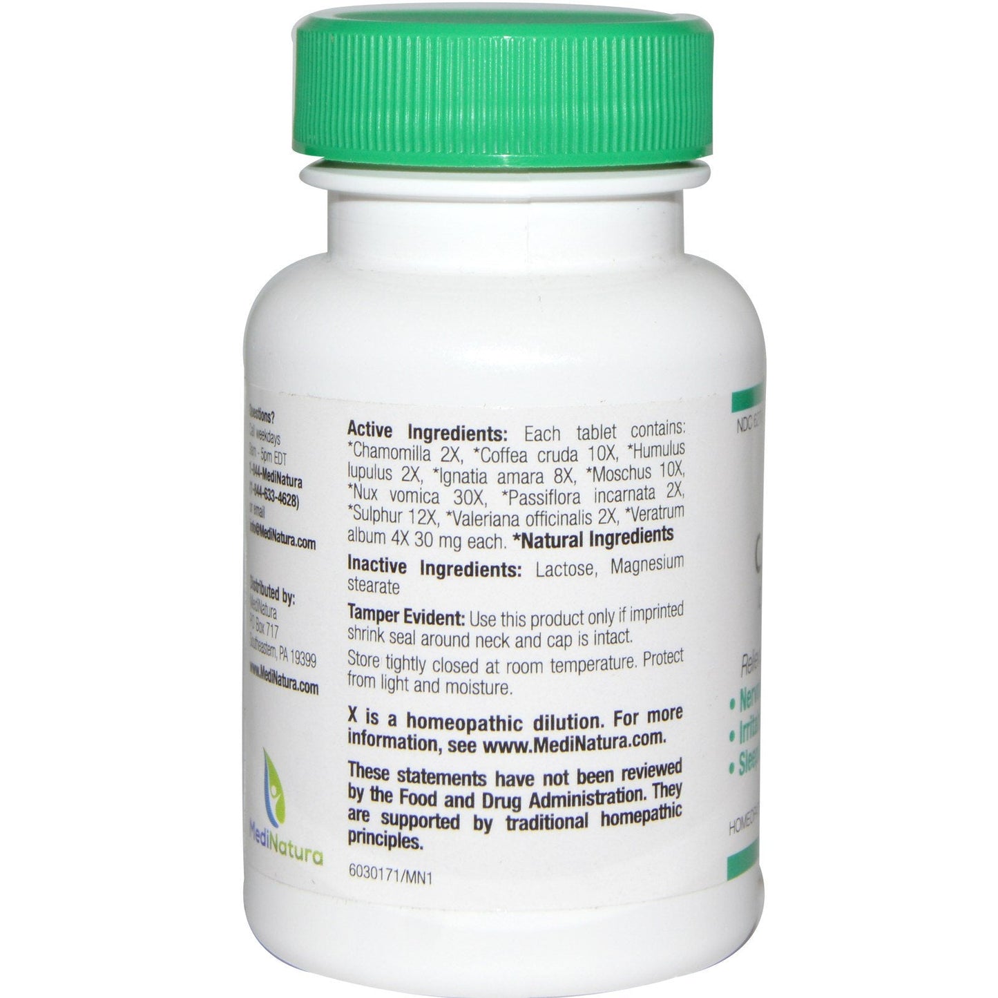 MediNatura BHI Calming 100t - 2 bottles