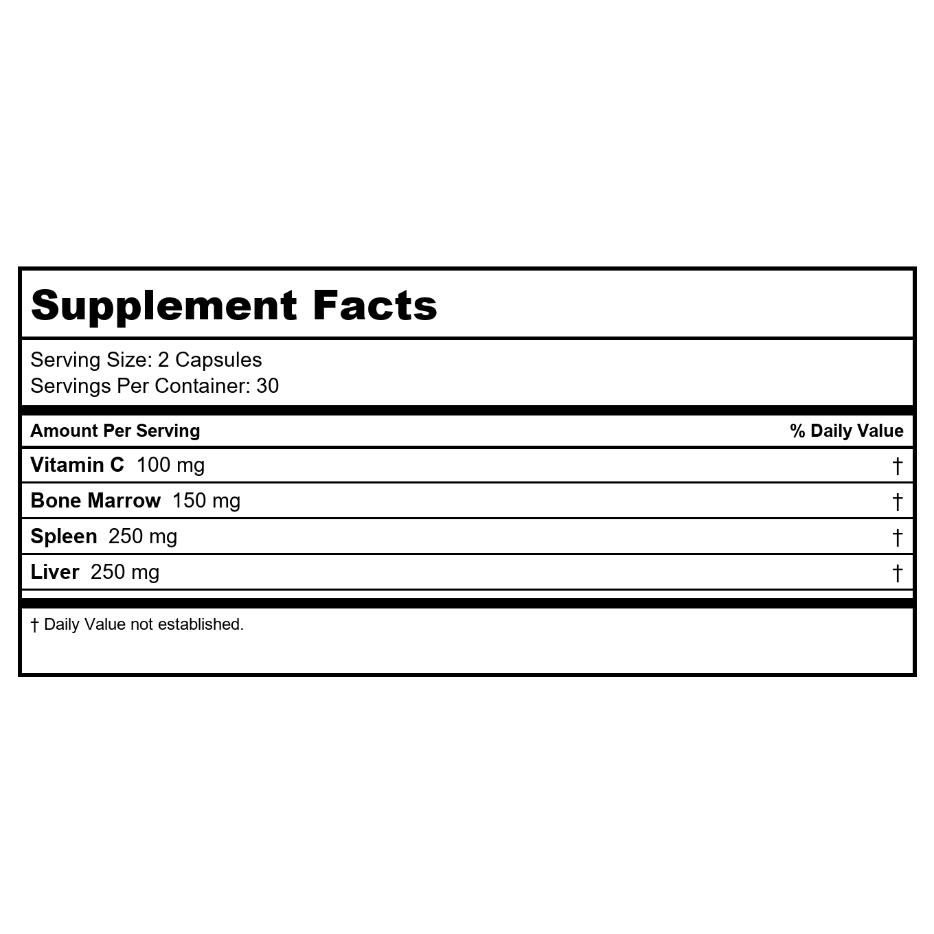 Ecological Formulas B Cell Formula 60 Capsules