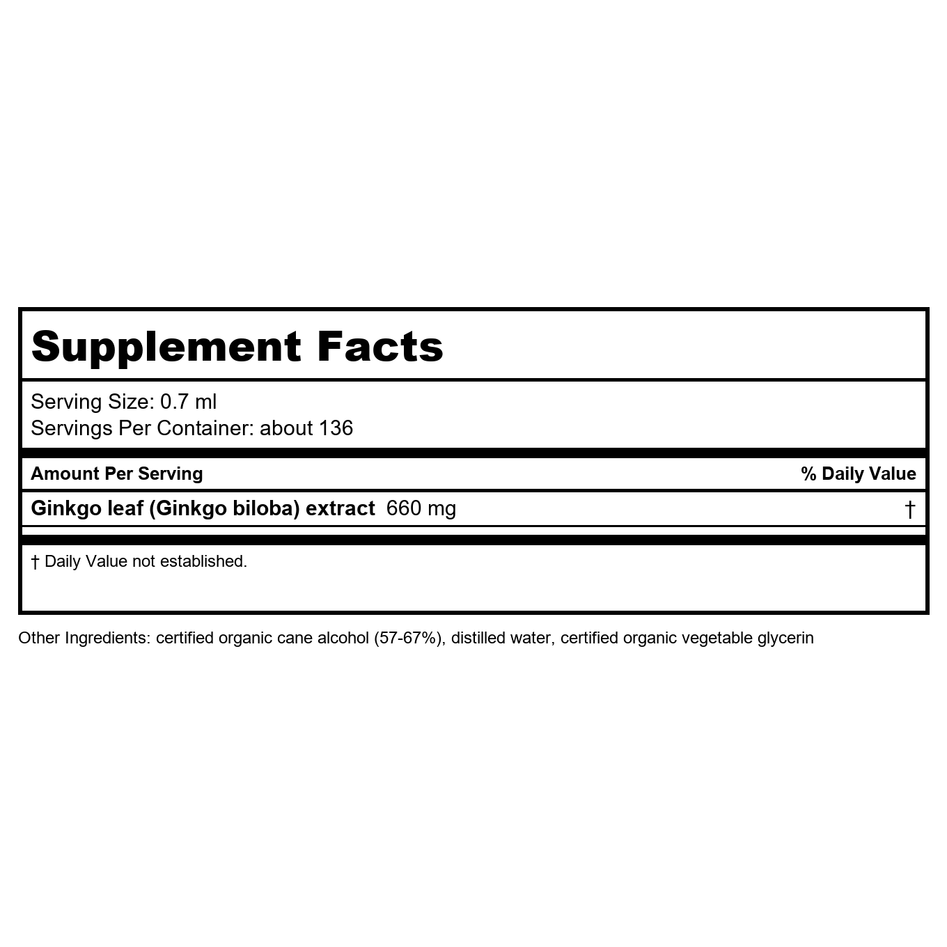 Herb Pharm Ginkgo 1oz