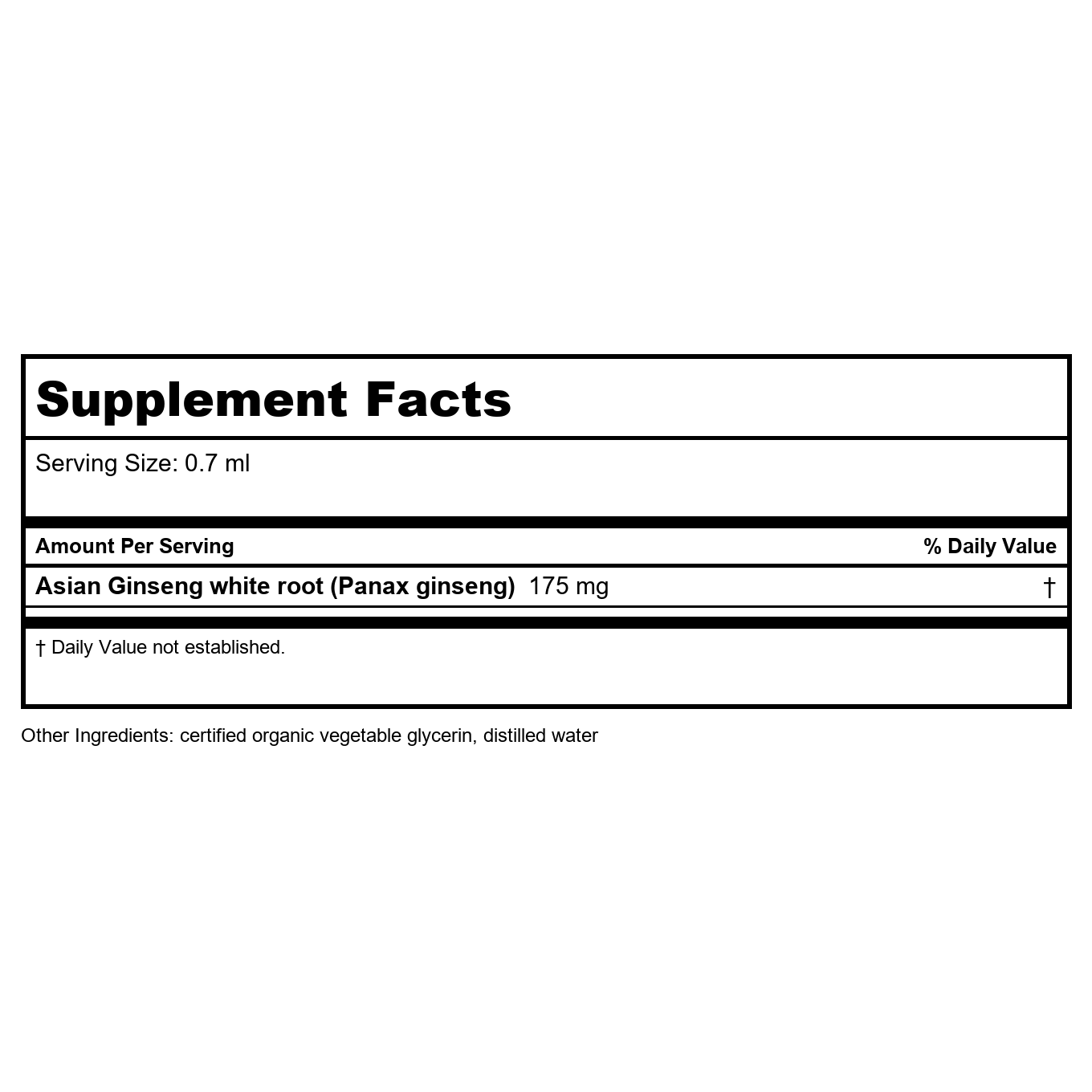 Herb Pharm Asian Ginseng 1oz