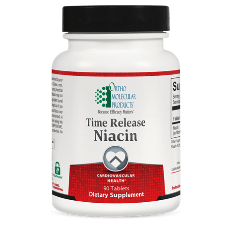 Ortho Molecular Time Release Niacin 90 Tablets