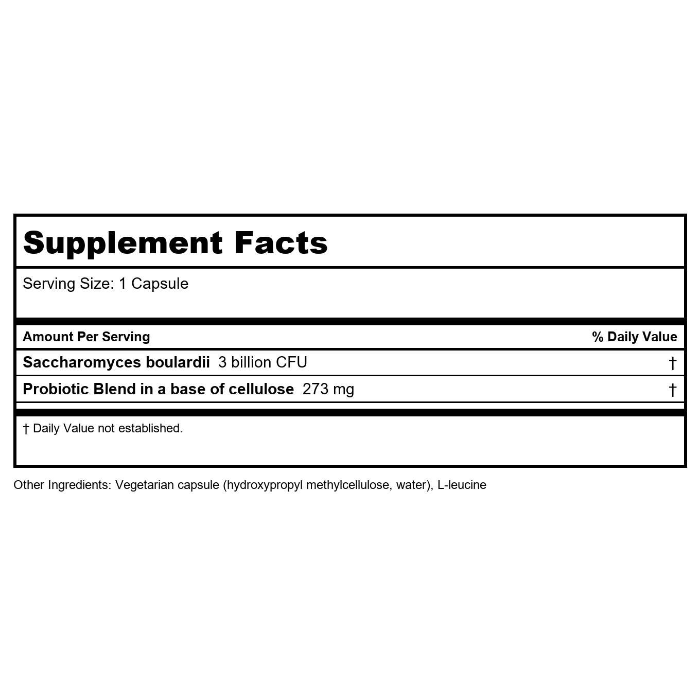 Klaire Labs Saccharomyces Boulardii 120 Vcaps