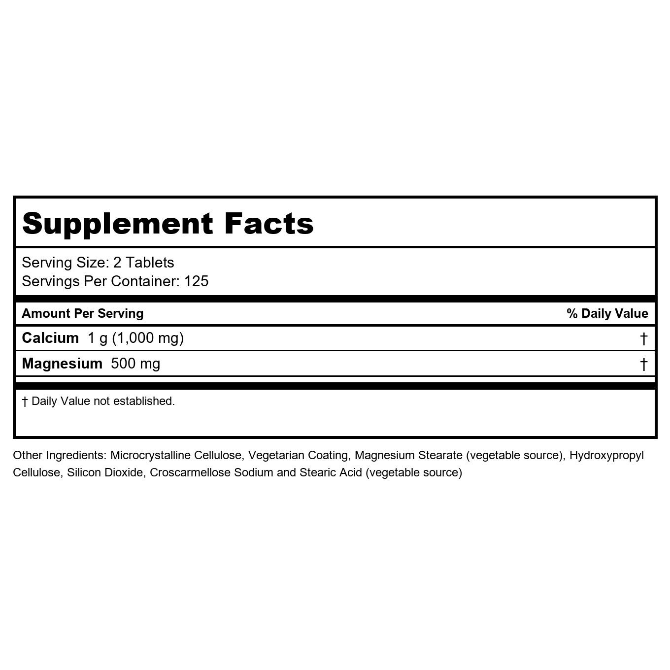 Now Foods Calcium & Magnesium 2:1 Ration 250 Tablets - 1272
