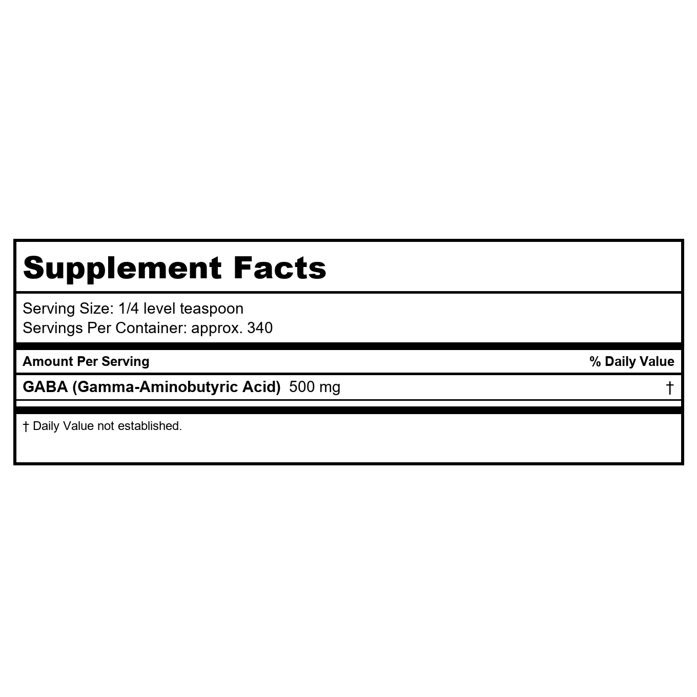 Now Foods GABA Powder 6oz - 0215