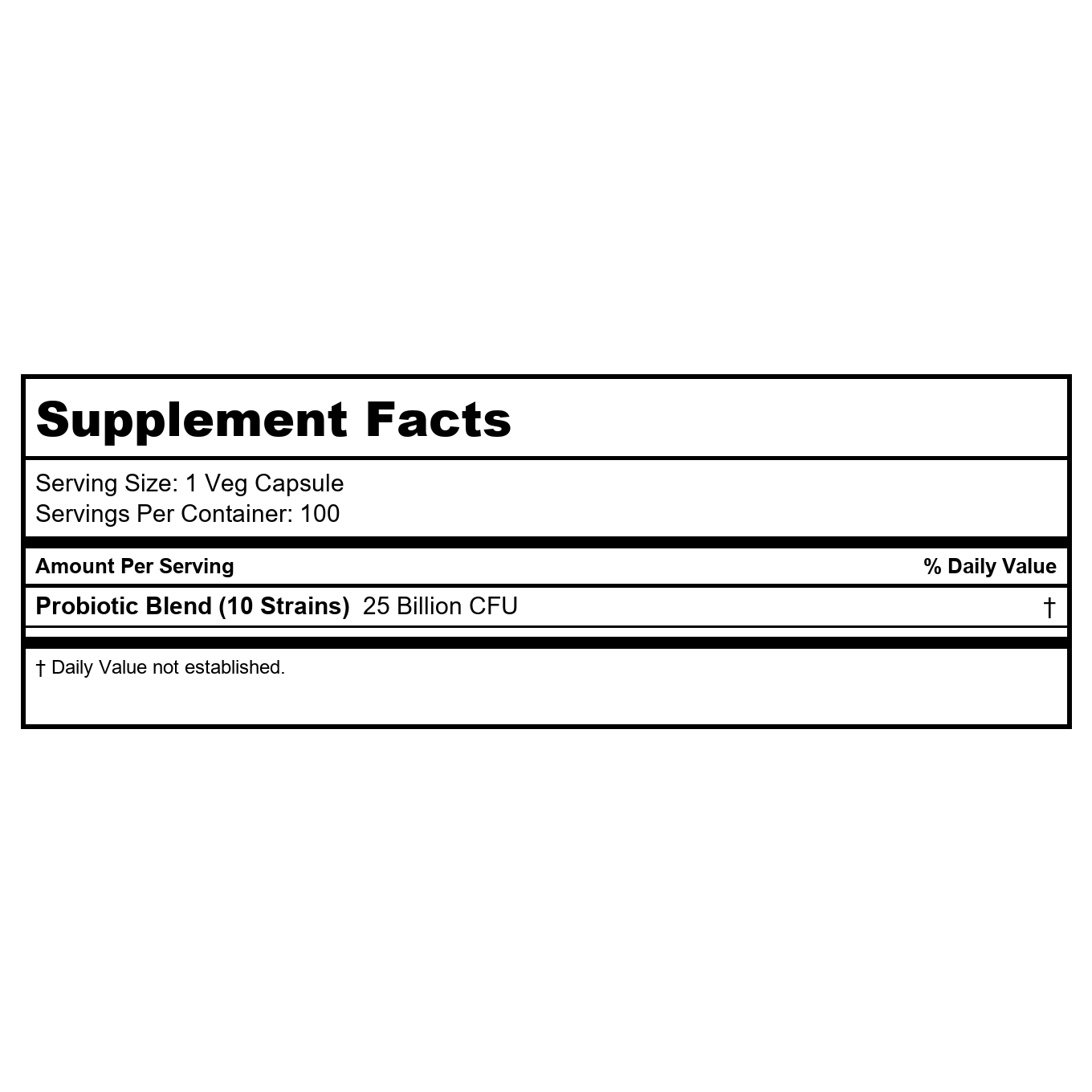 Now Foods Probiotic-10 25 Billion 100 Vcaps - 2933