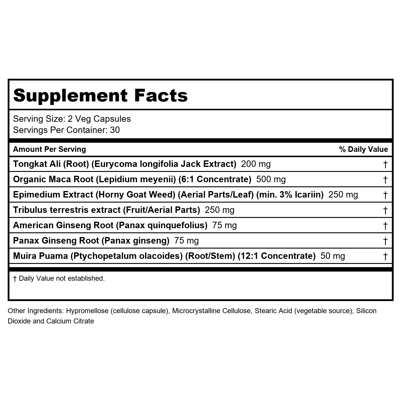 Now Foods TestoJack 200 Extra Strength 60 Vcaps - 2198