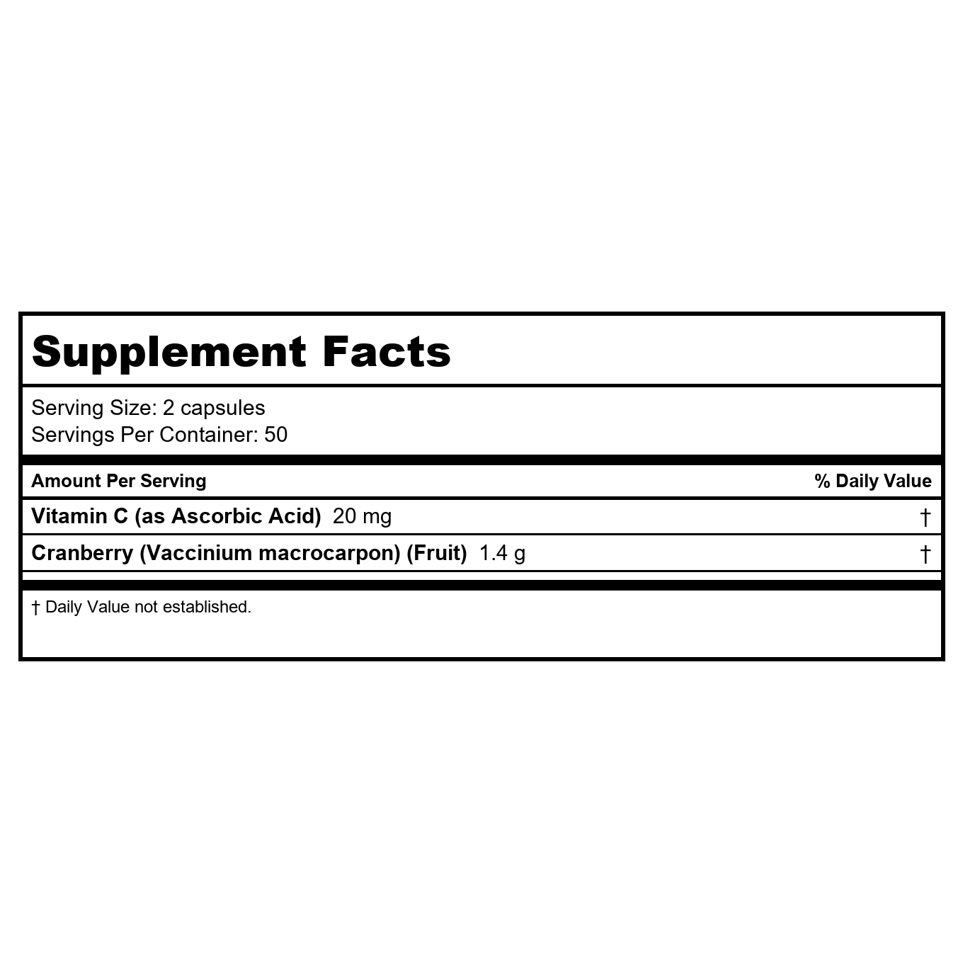 Now Foods Cranberry Caps 100 Vcaps - 3230 - 2 Pack