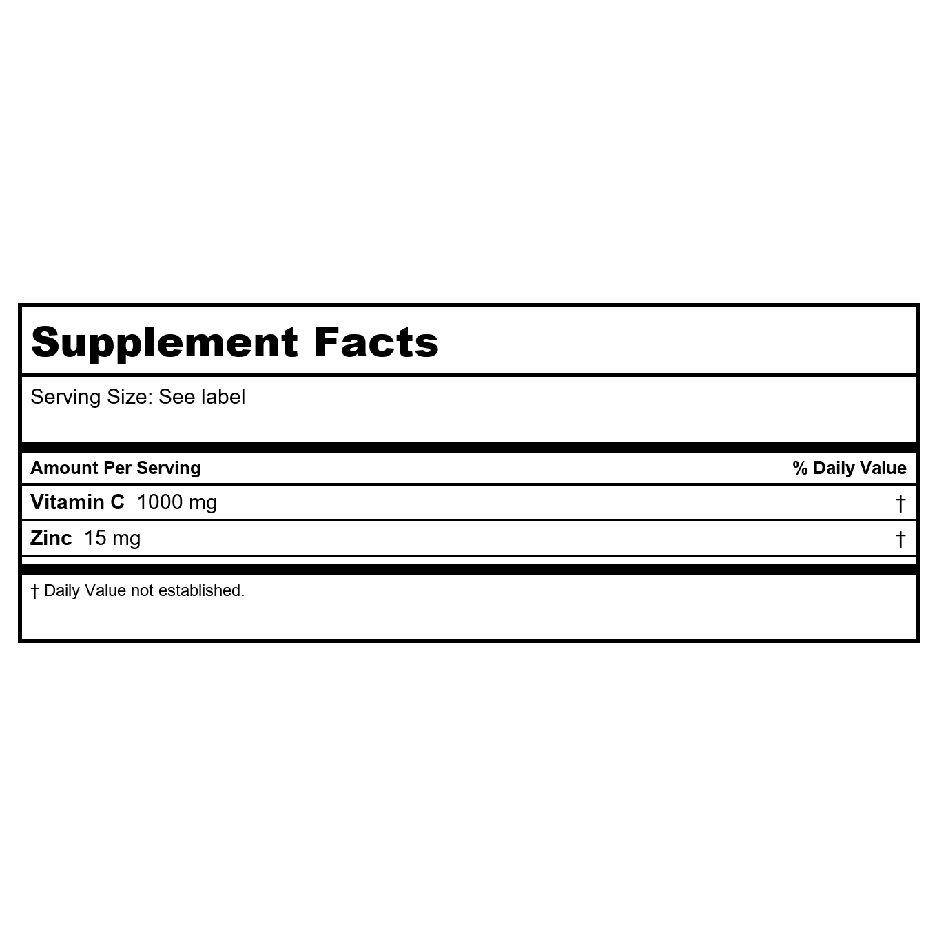 Protocol For Life Balance C-1000 + Zinc-15 120 Vcaps