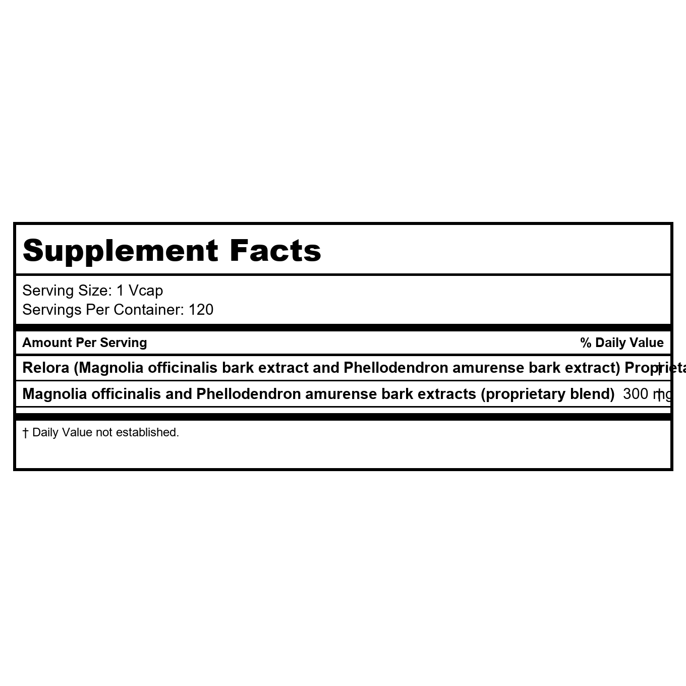 Now Foods Relora 300 mg 120 Vcaps - 3343 - 3 Pack