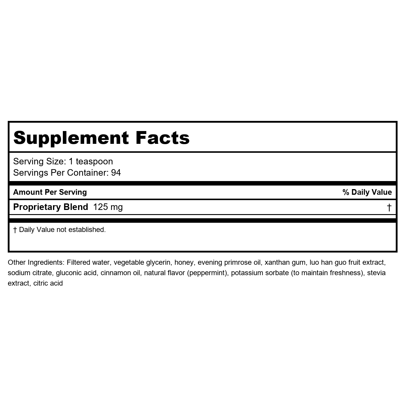 Apex Energetics Nitric Balance Peppermint 16 oz - K62