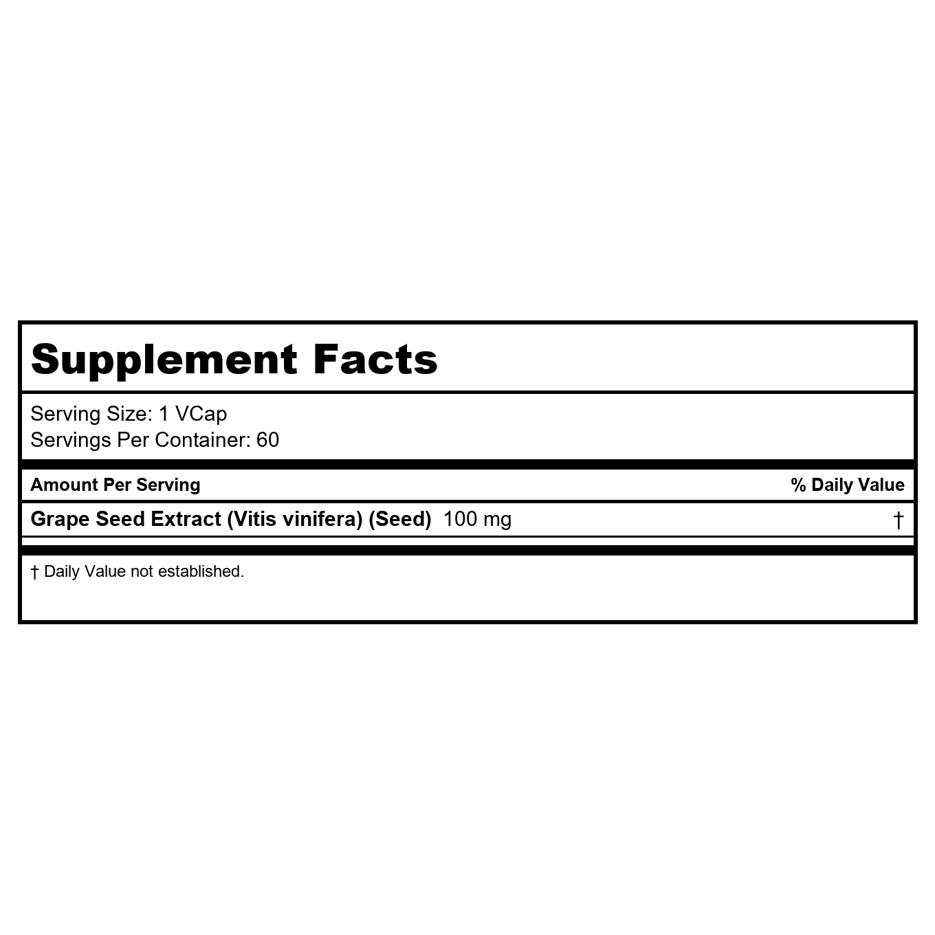 Solaray Grape Seed Extract 60 Vcaps - 2 Pack