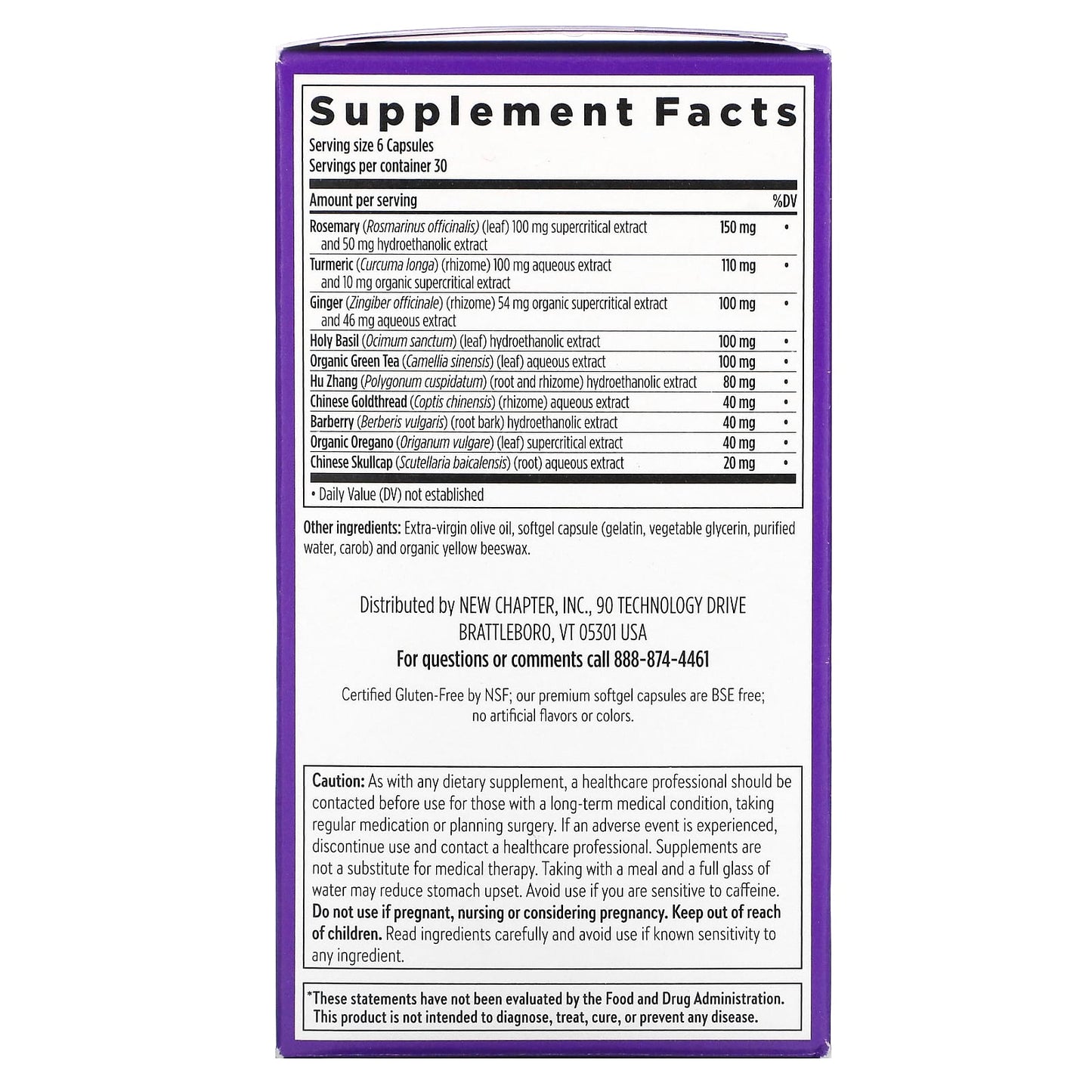 New Chapter Zyflamend 180 Mini Softgels