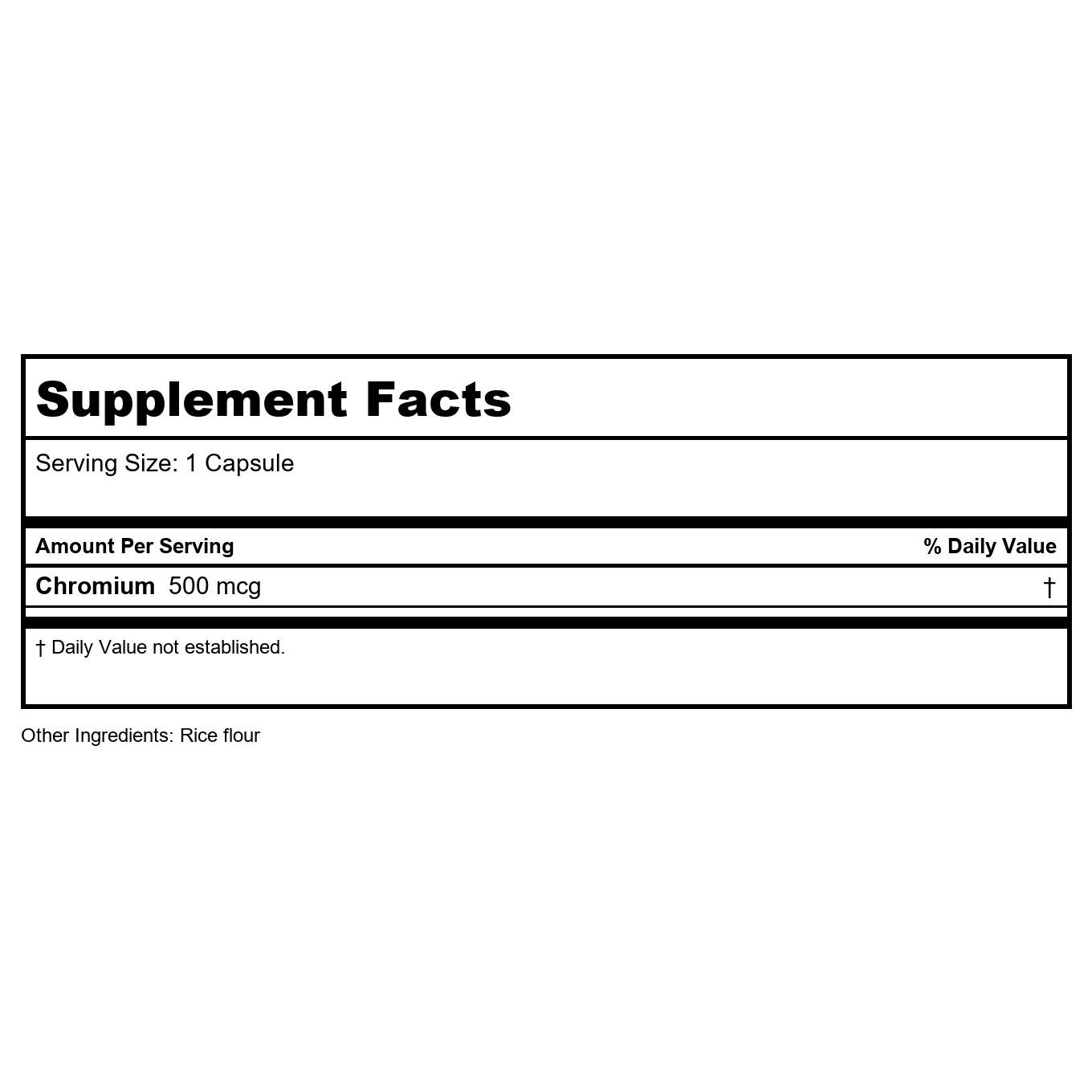 Karuna Chromium Picolinate 60 Vcaps