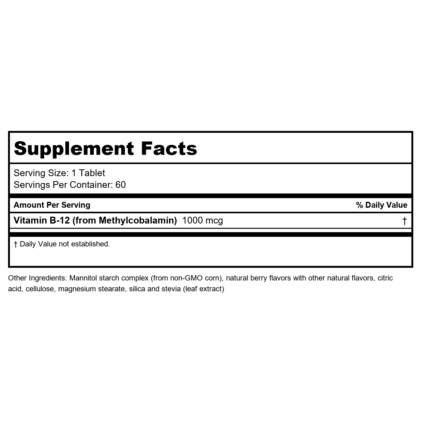 KAL B-12 Adenosylcobalamin Activmelt Strawberry 90 Micro Tablets