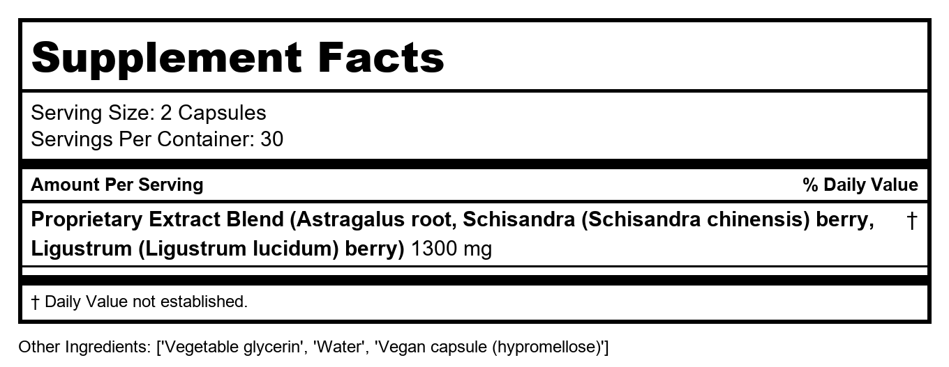 Gaia Herbs Astragalus Supreme 60 Vcaps (Pro version - 3-in-1 immune formula)