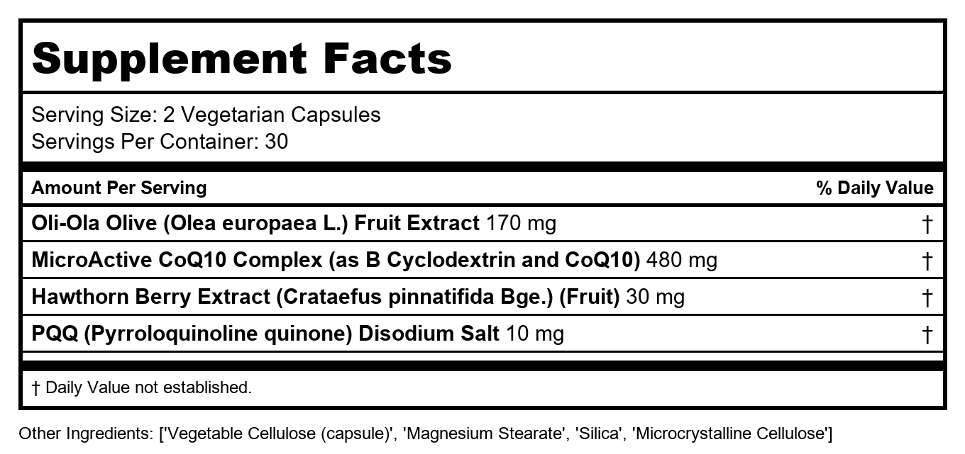 Nature's Answer - CardiMAX Cardiovascular Support - 60 Vegetarian Capsules