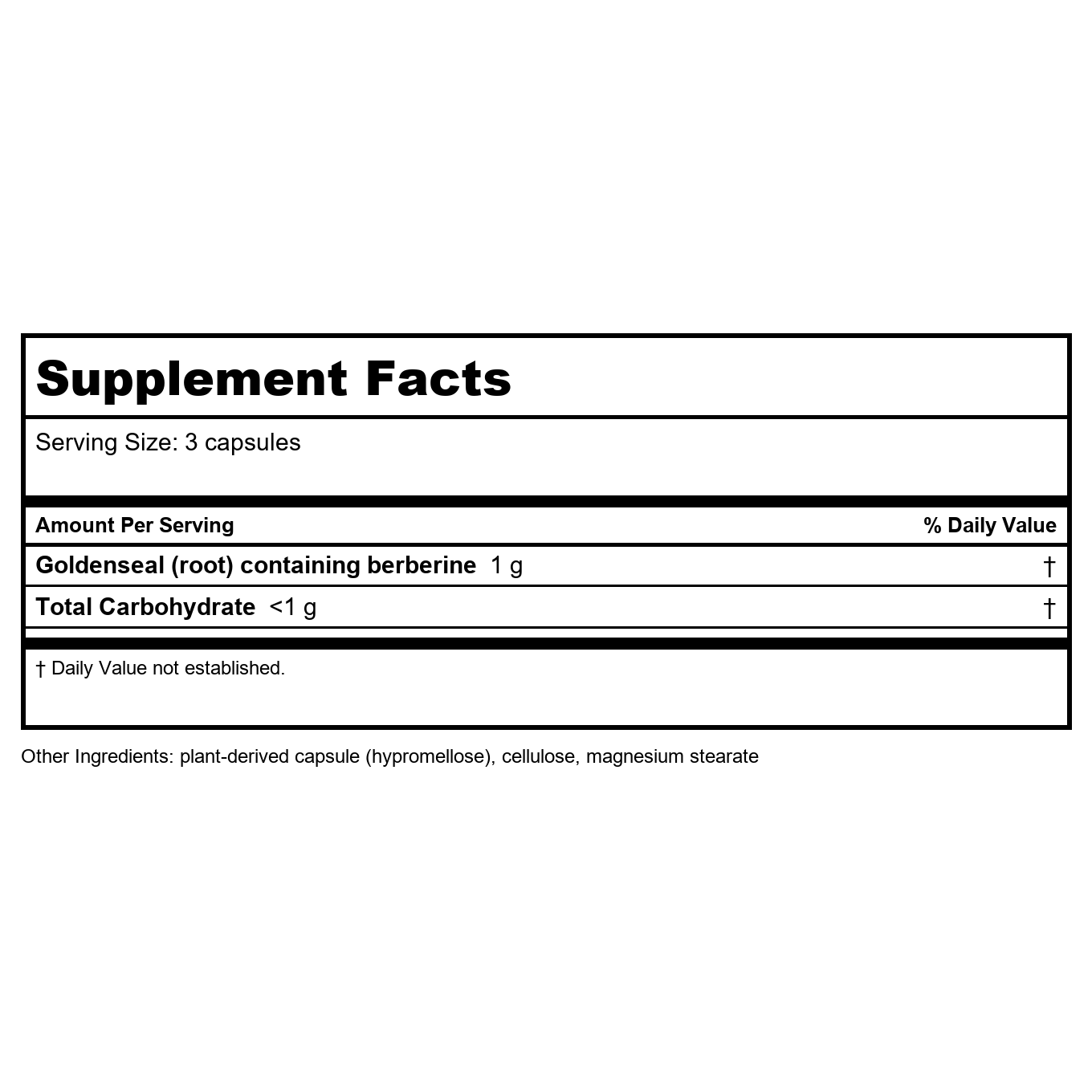 Nature's Way Goldenseal Root 100 Vcaps