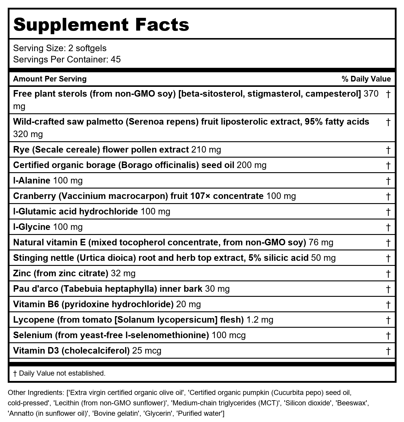 New Roots Herbal Prostate Perfom 90 Softgels