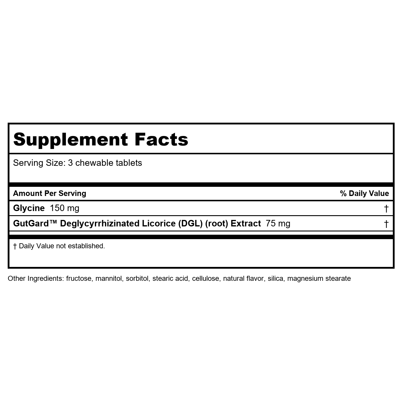 Nature's Way DGL 100 Chewable Tablets - 2 Pack