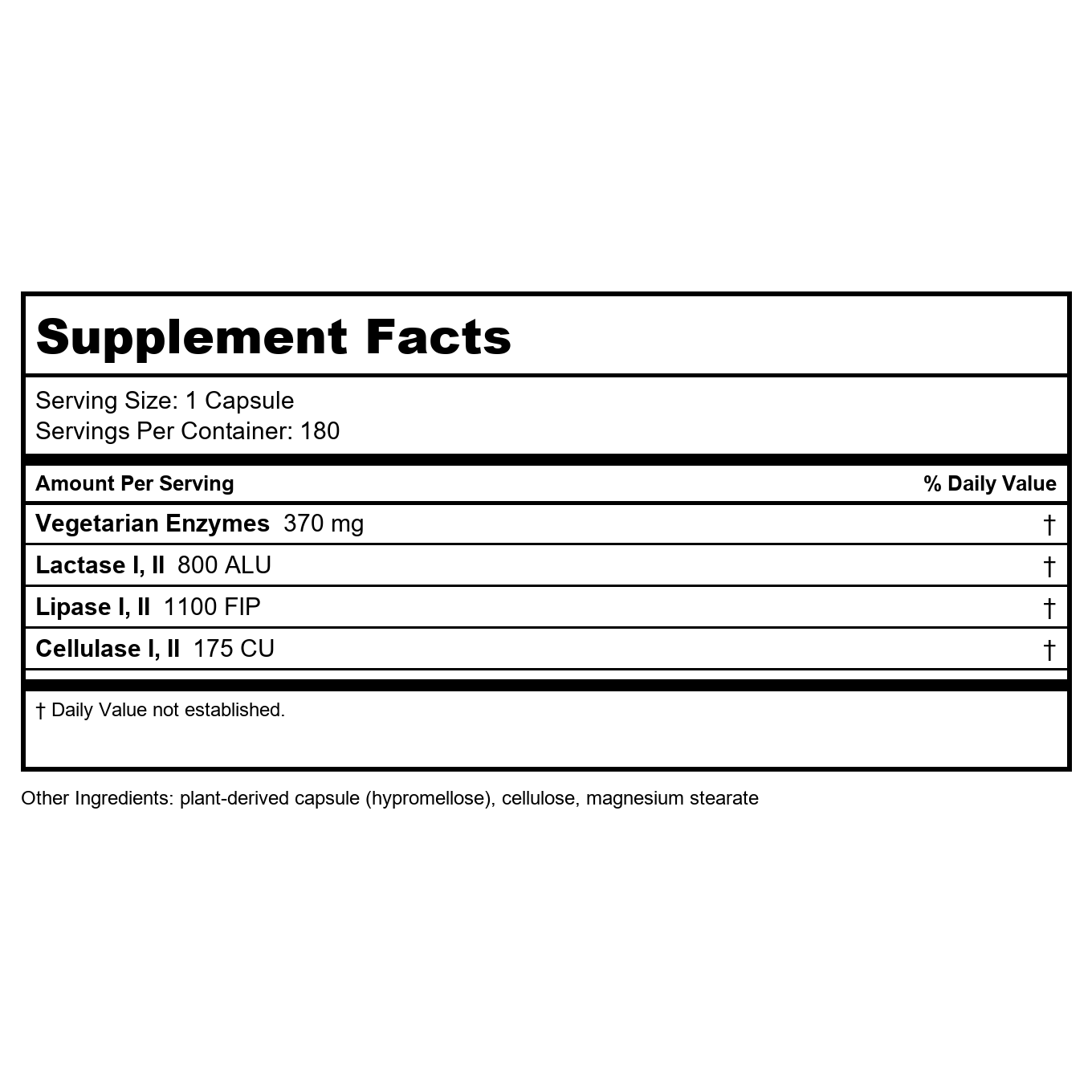 Nature's Way CompleteGest Vegan Enzymes, 180 Capsules (Pack of 2)