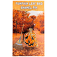 Pumpkin Jack O'Lantern Leaf Bag Enamel Pin