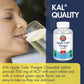 KAL Chewable Tablets, Apple Cider Vinegar, 500 mg, 60 Count