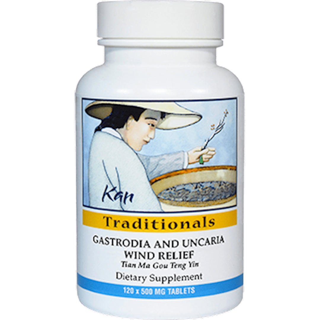 Kan Herb Traditional Gastrodia and Uncaria Wind Relief 60 Tablets