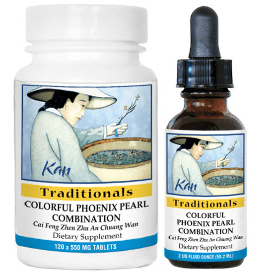 Kan Herb Traditionals Colorful Phoenix Pearl Combination 120 Tablets
