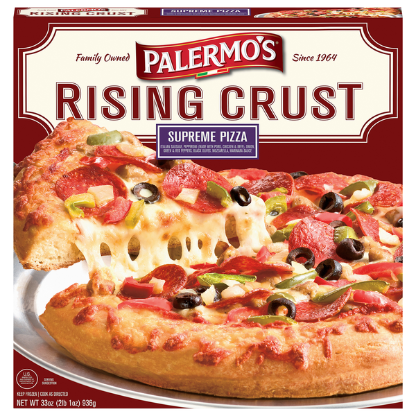 Palermo's Primo Thin Pizza, Supreme, Rising Crust