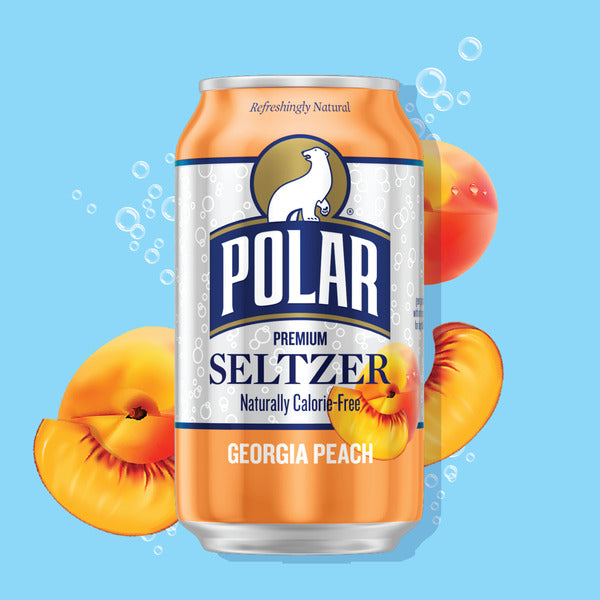 Polar Seltzer  Georgia Peach