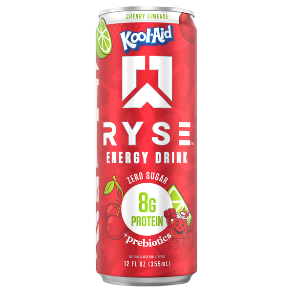 RYSE Zero Sugar Kool-Aid Cherry Limeade Energy Drink