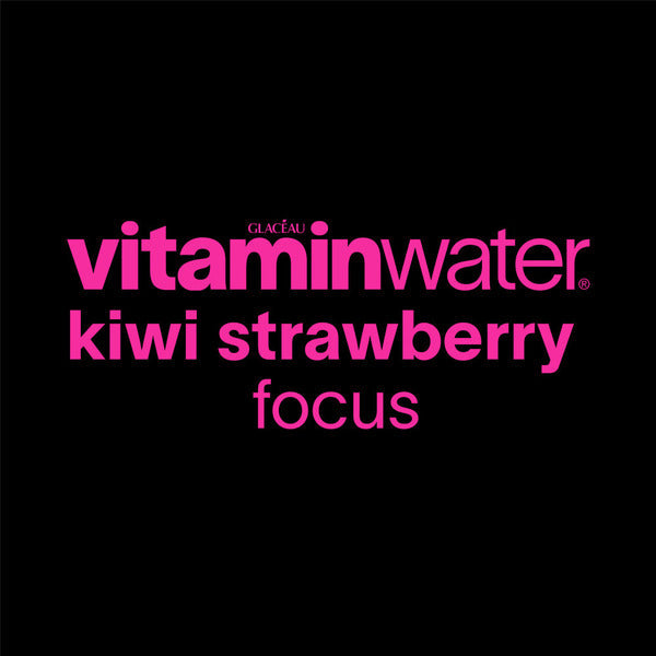 Vitaminwater Focus Kiwi Strawberry Flavored Water Beverage Bottle