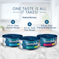 Blue Buffalo Tastefuls Flaked Wet Cat Food, Tuna, Chicken and Fish & Shrimp Variety Pack