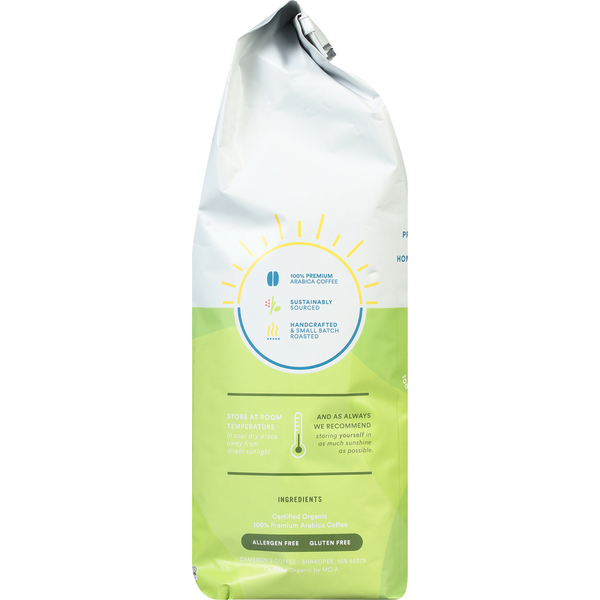 Cameron's Coffee, Organic, Whole Bean, Medium Roast, 100% Colombian, Value Size