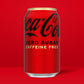 Coca Cola Zero Sugar Caffeine-Free Soda Fridge Pack Cans