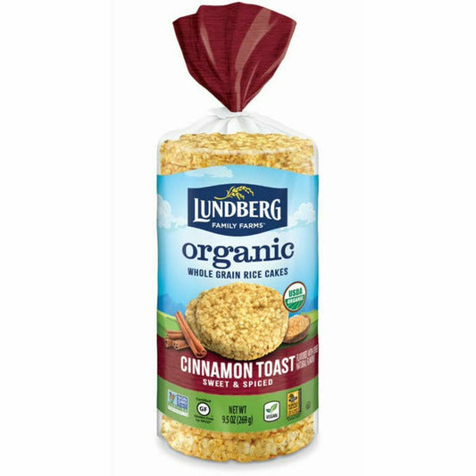 Lundberg Family Farms Organic Cinnamon Toast Rice Cakes